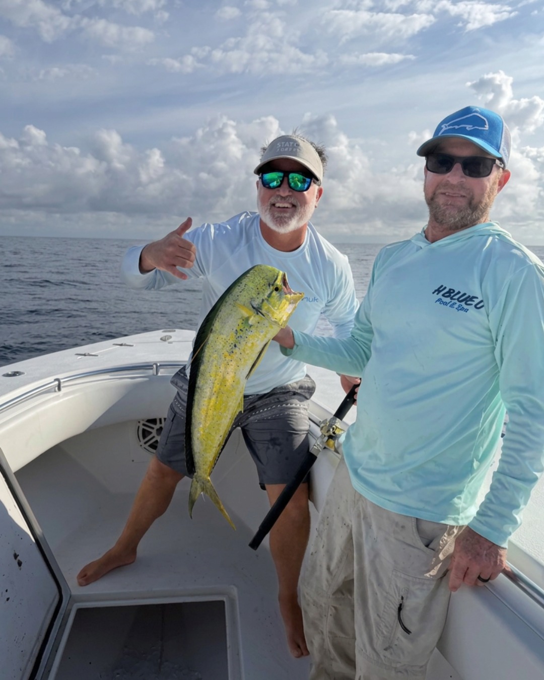 Mahi about to go on ice and smiles on deck 🐟💚 This is what a good day offshore looks like out of Stuart, Florida. The Gulfstream doesn't miss in June, and neither did these two! Come find out for yourself.

📞 772-202-0623 | stuartsportfishing.com

#StuartSportFishing #SportFishing #OffshoreFishing #FishingCharter #MahiFishing #Mahi #FloridaDolphin #FloridaFishing #Gulfstream #AtlanticOcean
