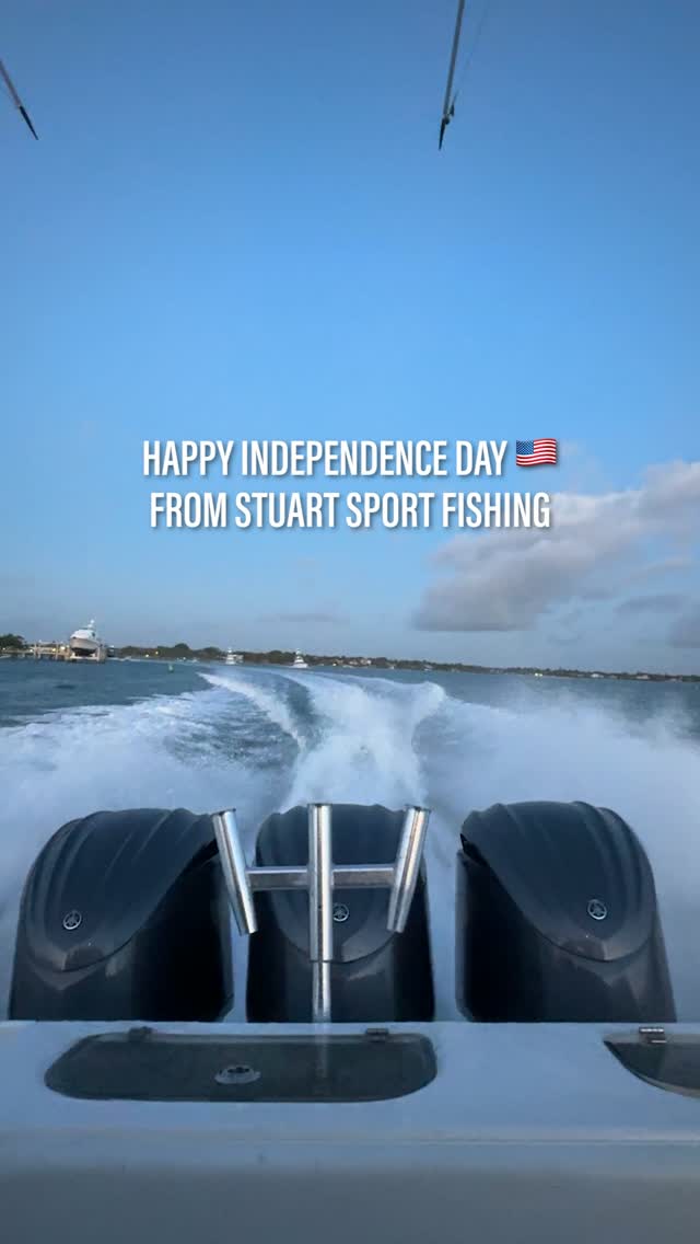 Happy 4th of July from Stuart Sport Fishing! 🇺🇸🎣 There's no better way to celebrate than spending the day offshore with the people you love. Captain Chris and the crew are wishing everyone a safe and fish-filled holiday.
When you're ready to plan your next trip, we'll be here 🤙
stuartsportfishing.com | 772-202-0623